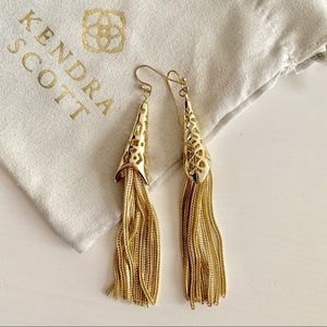 Kendra Scott | Gold Fringe Earrings